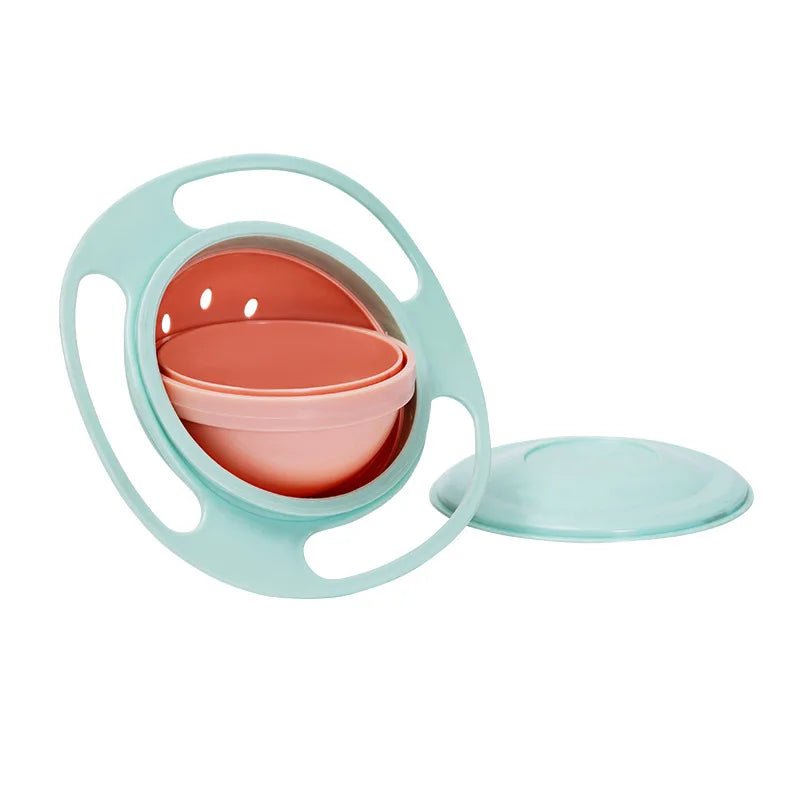 Magic Bowl™ - Bol anti déversement pour bébé. Bol gyroscopique, rotation à 360%. - BE HAPPY BABYS