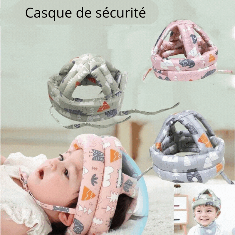 Casque de sécurité pour bébé 6 à 36 mois - SafetyHelmet™ - BE HAPPY BABYS