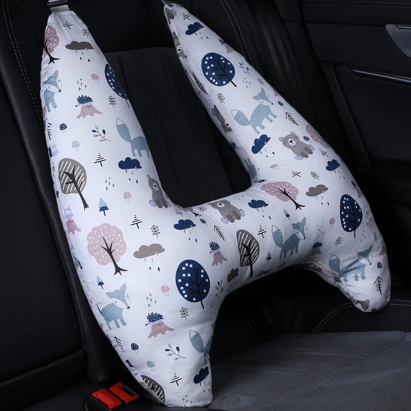 HeadRest™ - Soutien-tête pour enfant en forme de H pour siège de voiture. - BE HAPPY BABYS