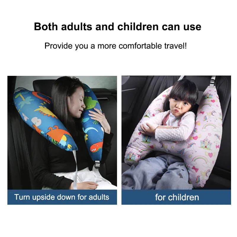 HeadRest™ - Soutien-tête pour enfant en forme de H pour siège de voiture. - BE HAPPY BABYS