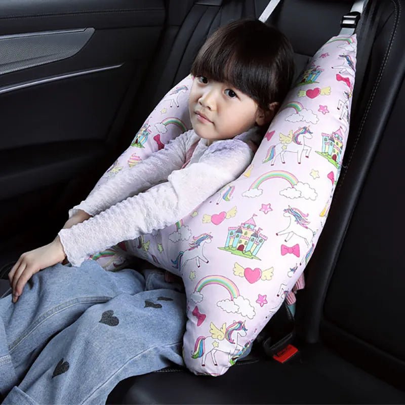 HeadRest™ - Soutien-tête pour enfant en forme de H pour siège de voiture. - BE HAPPY BABYS